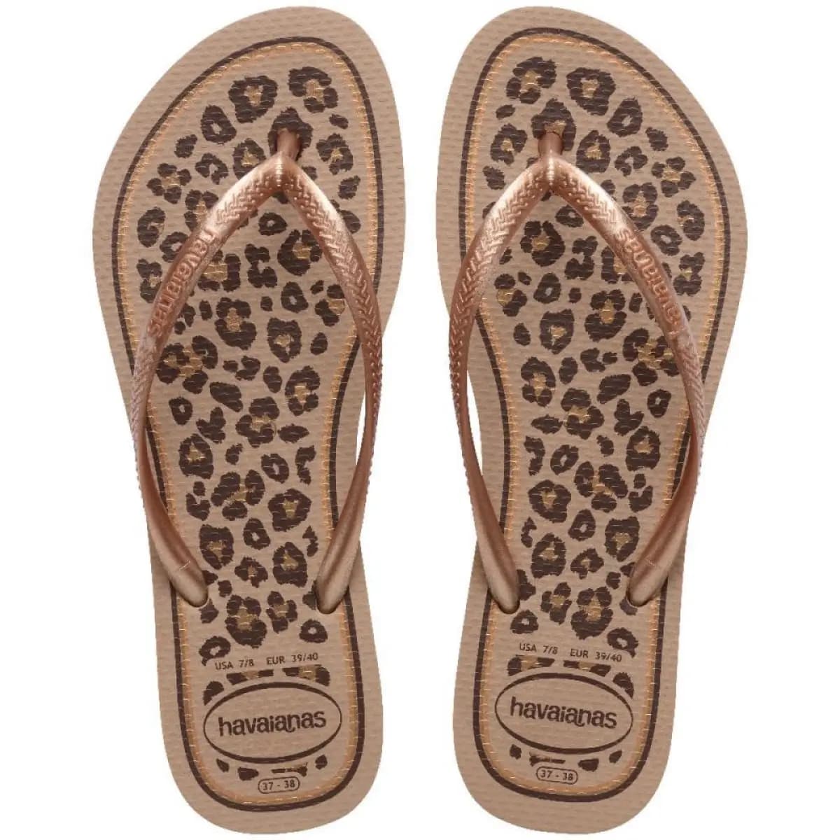 SAND HAVAIANAS SLIM ANIMALS ROSE GOLD 378