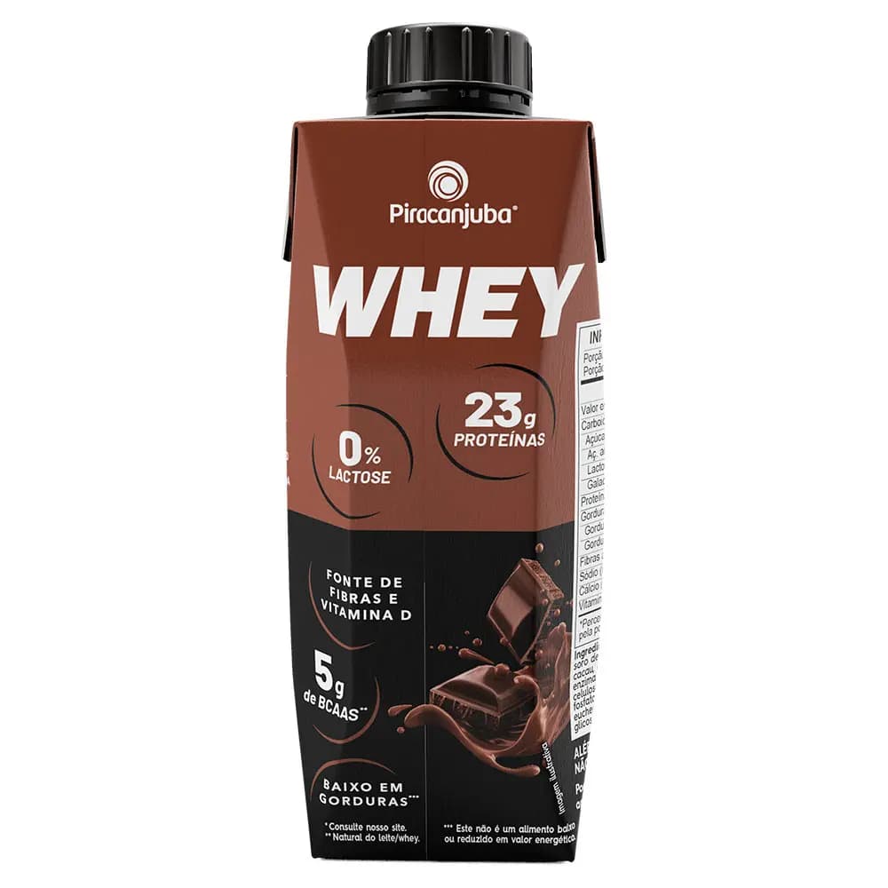 BEB LACTEA PIRACANJUBA 250ML WHEY CACAU