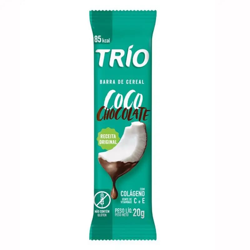 BARRA CEREAL TRIO 20G COCOCHOCOLATE