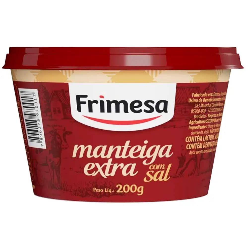 MANTEIGA EXTRA FRIMESA CSAL 200G