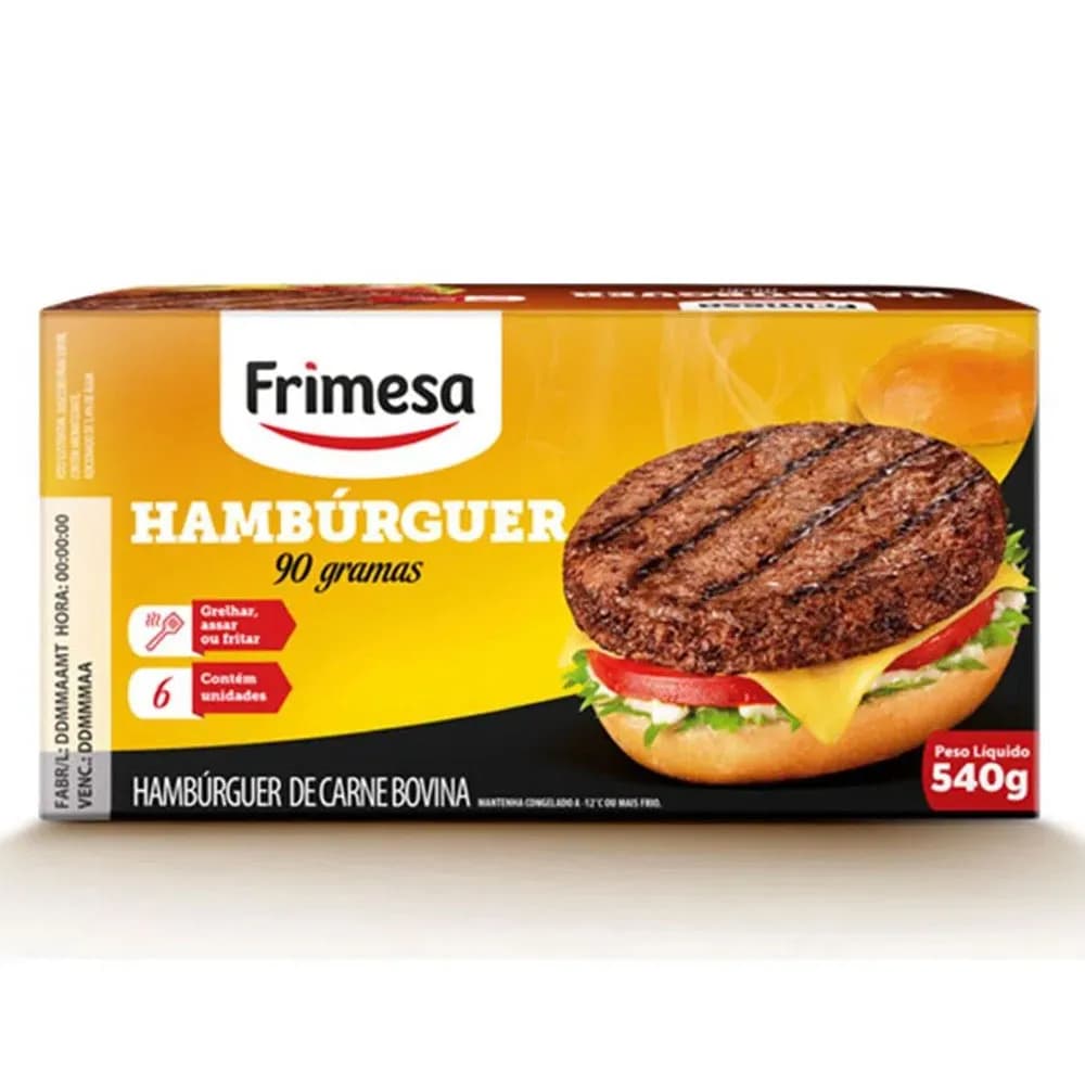 HAMBURGUER FRIMESA 540G BOVINO