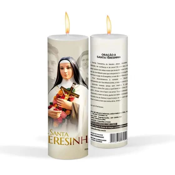 VELA VOTIVA QLZ SANTA TEREZINHA 320G