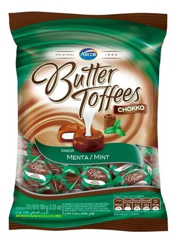 BALA BUTTER TOFFEES CHOKKO 100G MENTA