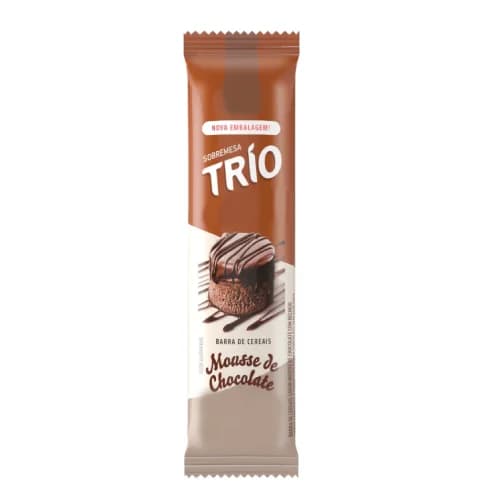 BARRA CEREAL TRIO 18G MOUSSE CHOCOLATE