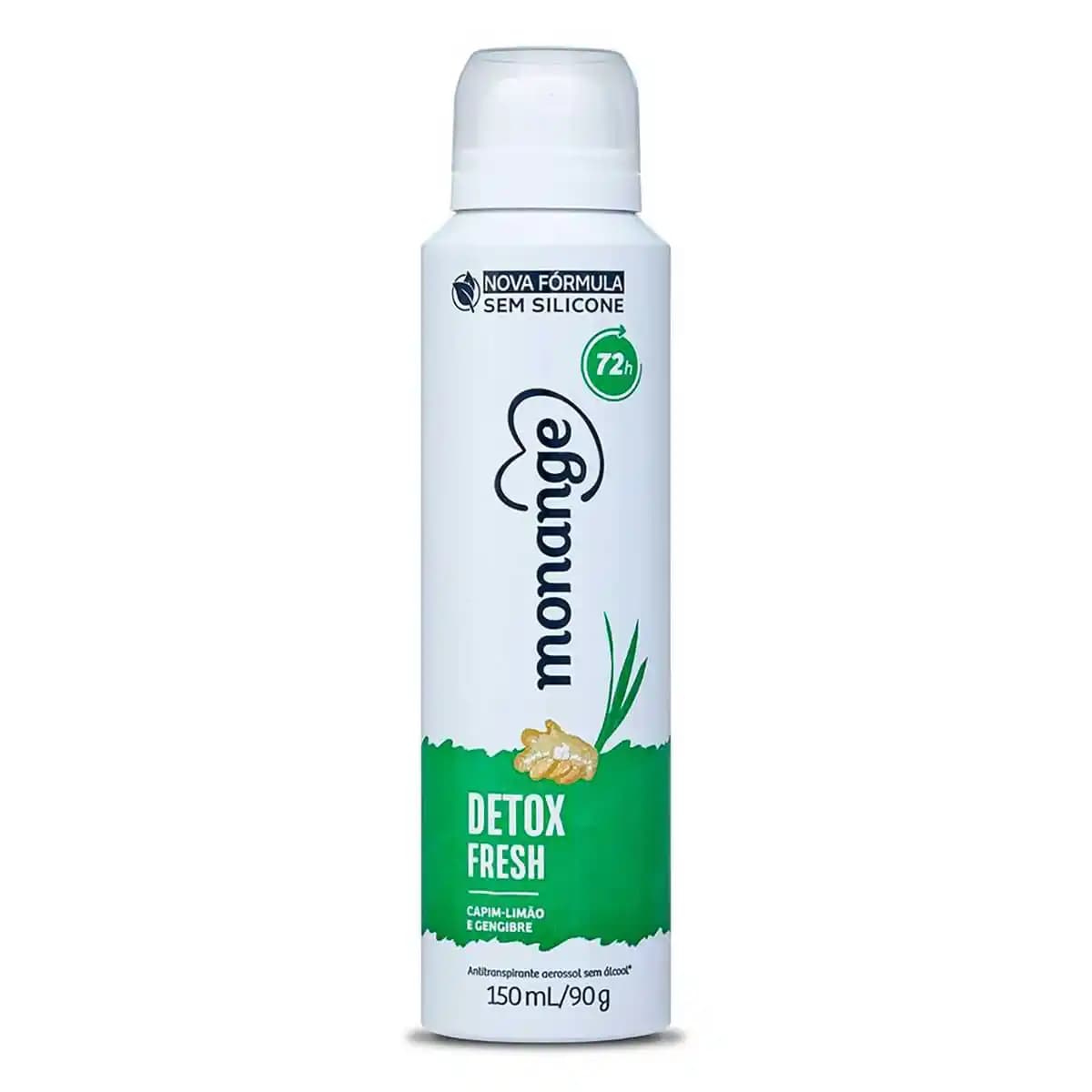 DESODORANTE AEROSOL MONANGE 150ML DETOX FRESH