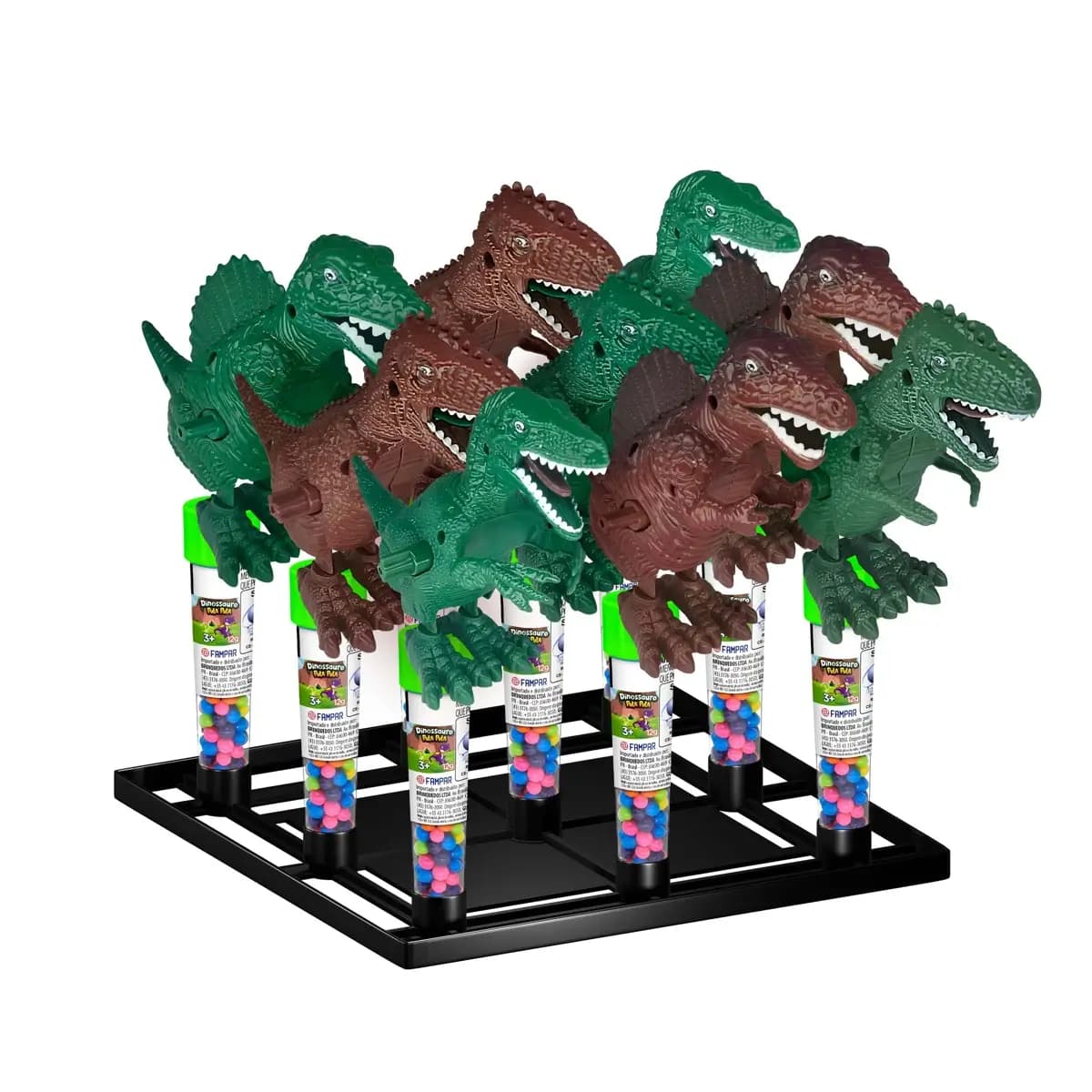 CONFEITO DINOSSAURO PULA PULA 12G