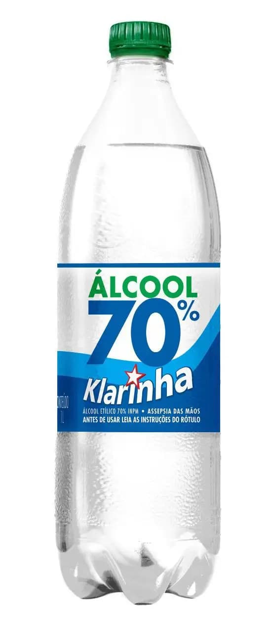 ALCOOL ETILICO KLARINHA 70INPM 1L