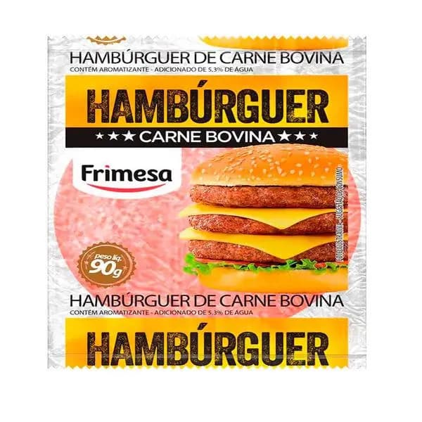 HAMBURGUER BOVINO FRIMESA 90G