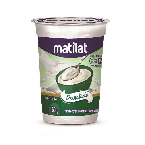 IOGURTE NATURAL MATILAT 160G DESNATADO