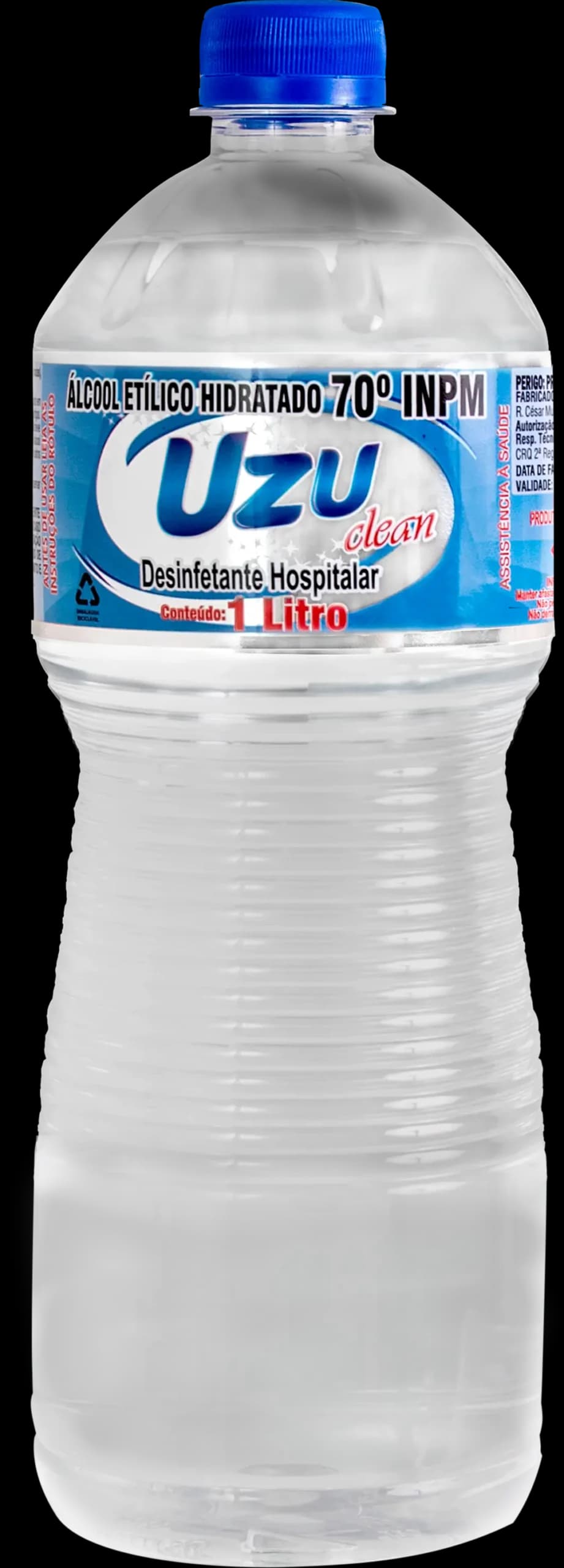 ALCOOL ETILICO LIQ UZU 70INPM 500ML