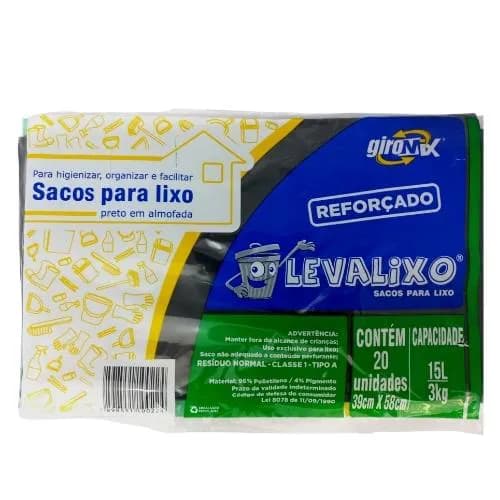 SACO PLIXO LEVALIXO REFOR 15L C20