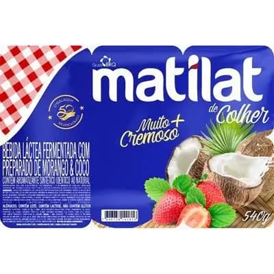 IOGURTE MATILAT 540G MORANGO COCO
