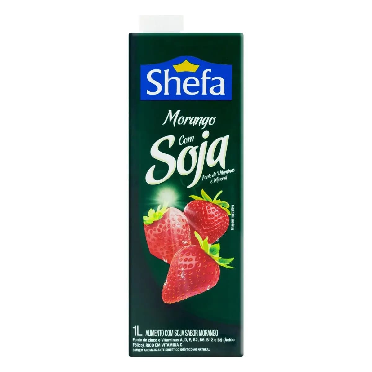 ALIMENTO SOJA SHEFA 1L MORANGO