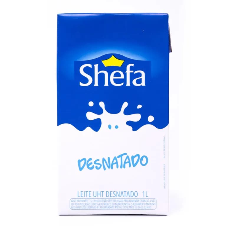 LEITE SHEFA DESNATADO 1L