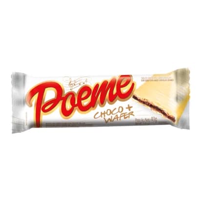 POEME CHOCOLATE BRANCO 40G