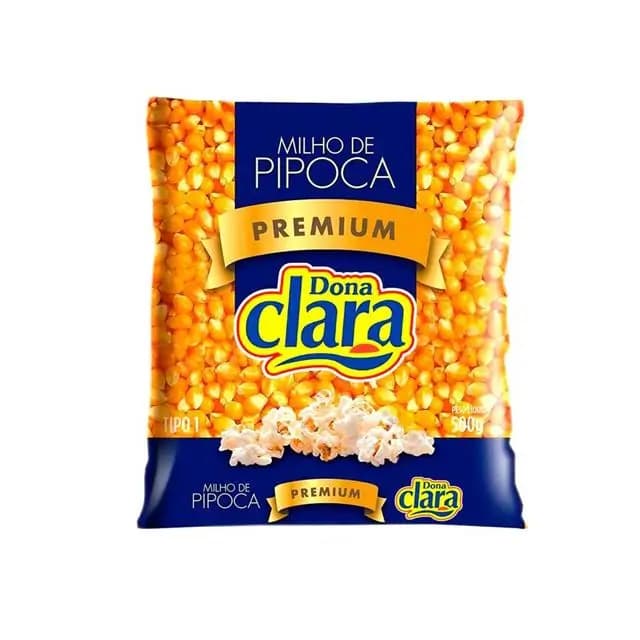 MILHO PIPOCA PREMIUM DONA CLARA 500G