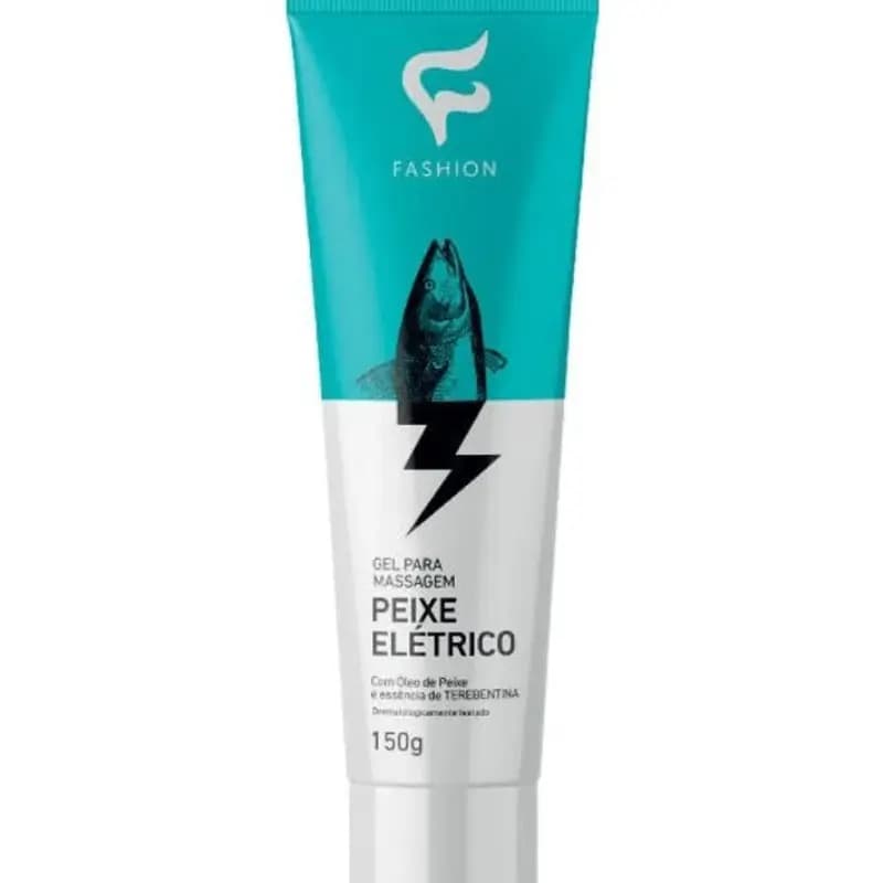 GEL MASSAGEM FASHION PEIXE ELETRICO 150G