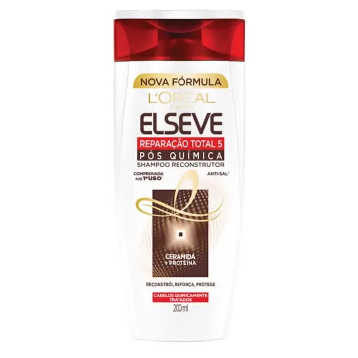 SHAMPOO ELSEVE 200ML REPARACAO TOTAL POS QUIMICA