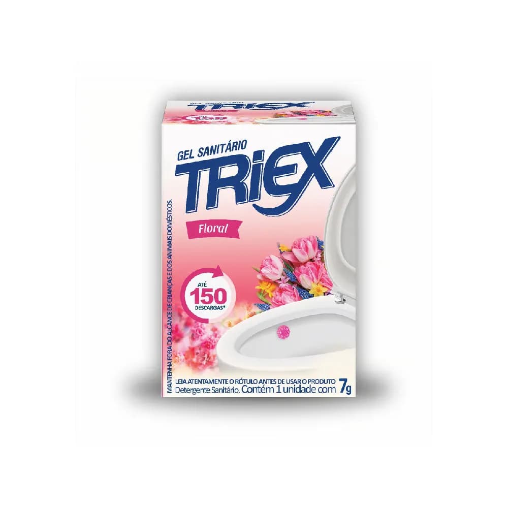 GEL ATIVO SANITARIO TRIEX 7G FLORAL