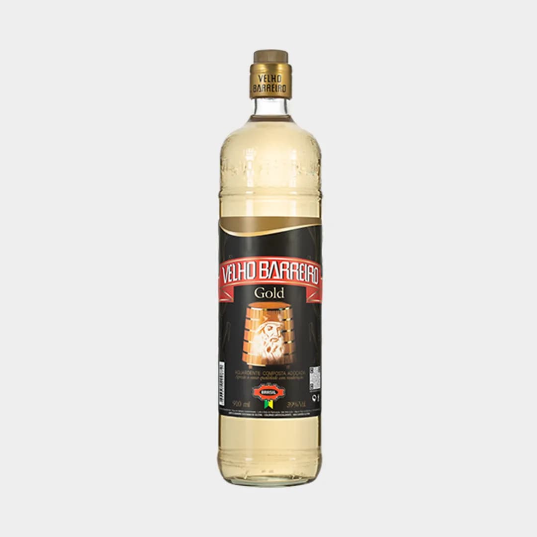 AGUARDENTE VELHO BARREIRO 910ML GOLD