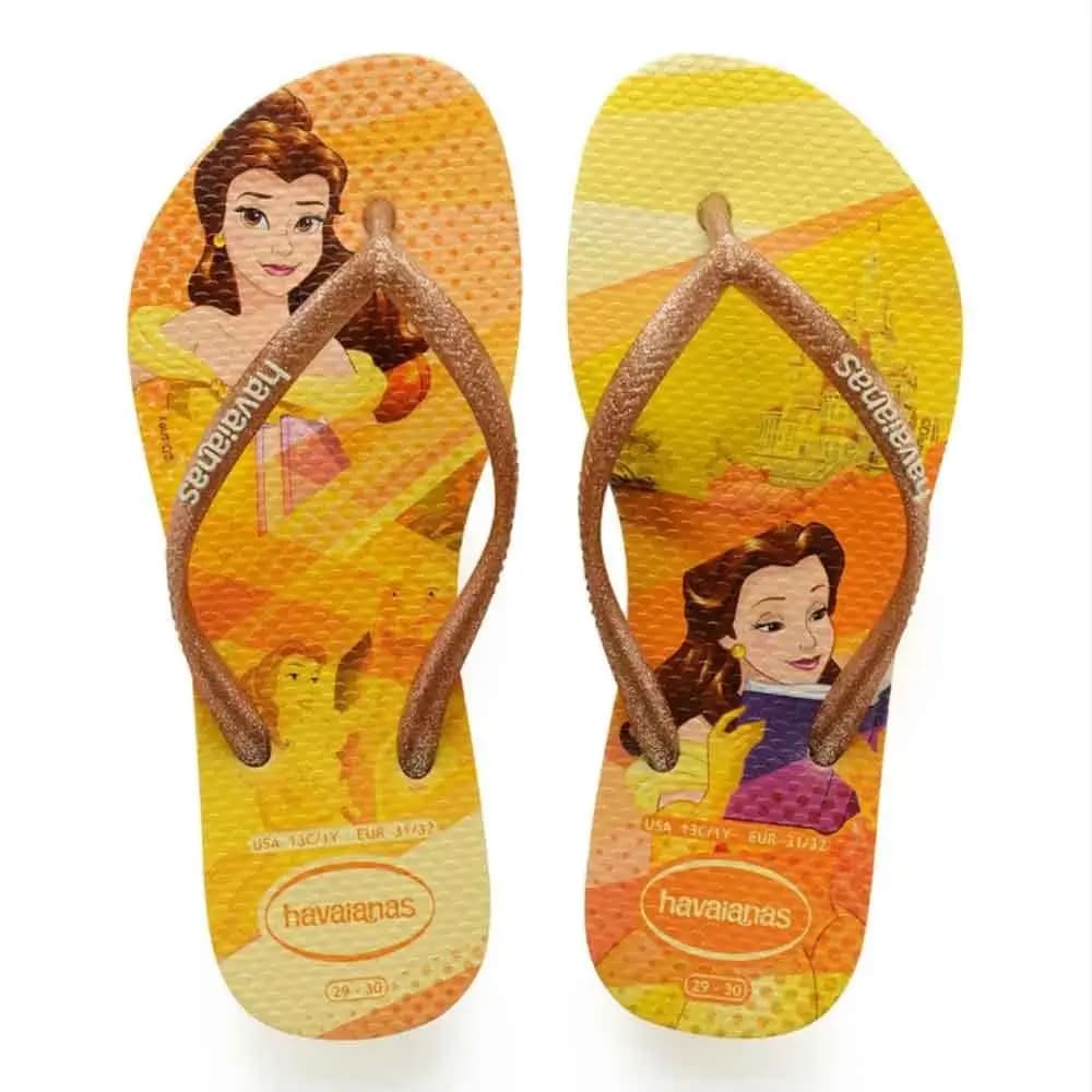 SAND HAVAIANAS KIDS SLIM PRINCESS AMARELO 290