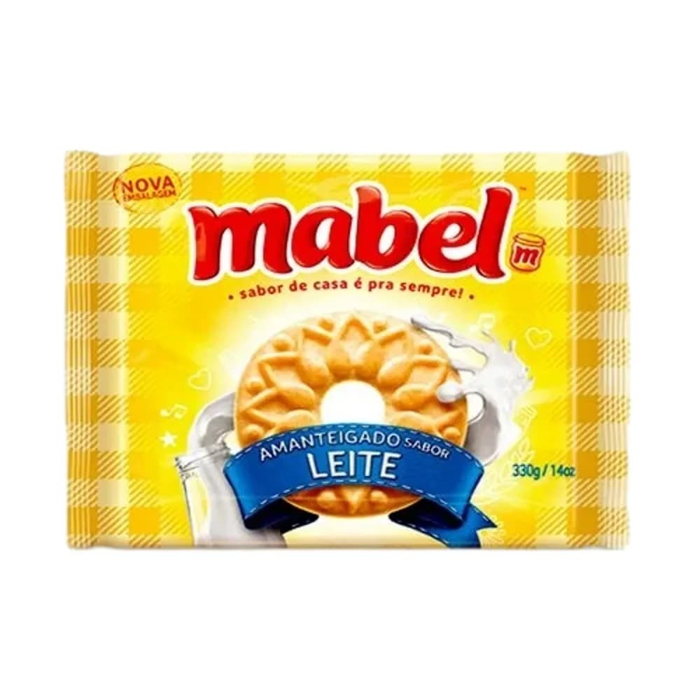 BISC MABEL AMANTEIGADO 330G LEITE