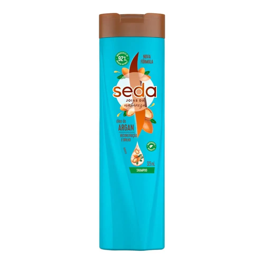 SHAMPOO SEDA 325ML BOMBA ARGAN