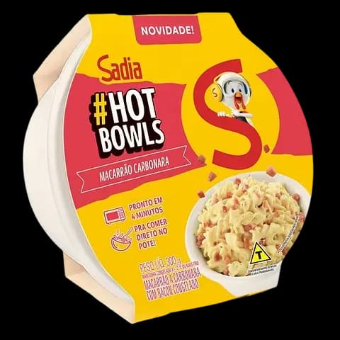 MACARRAO FUSILLI SADIA 300G CARBONARA BACON