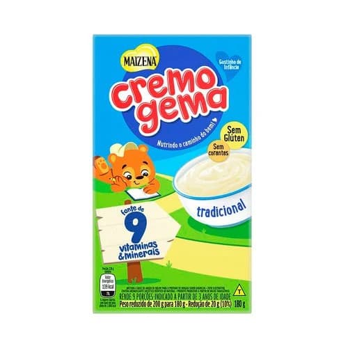 CREMOGEMA MAIZENA 180G TRADICIONAL