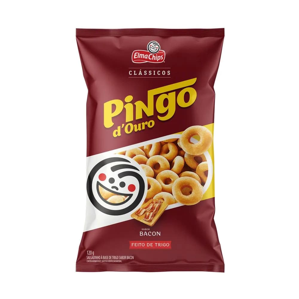 SALG ELMA CHIPS PINGO D OURO 120G TRADIC