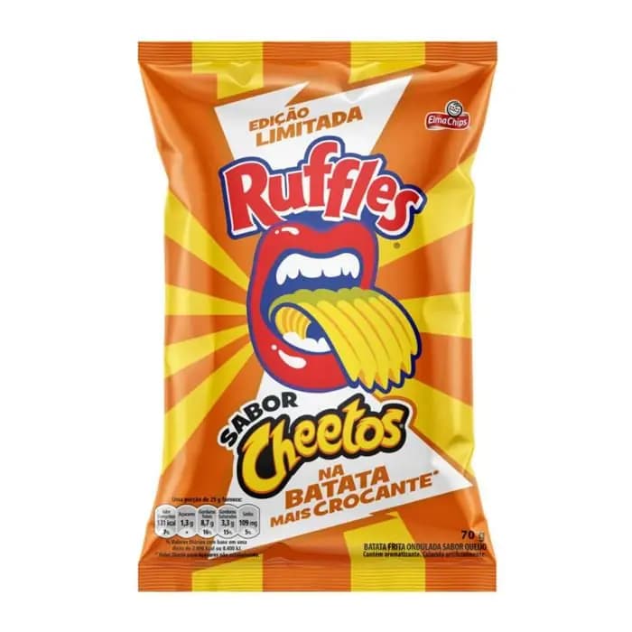 BATATA RUFFLES 70G CHEETOS EDICAO LIMITADA
