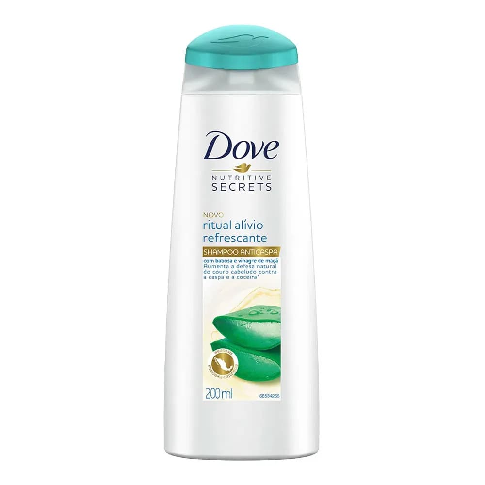 SHAMPOO DOVE 200ML RITUAL ALIVIO REFRESCANTE
