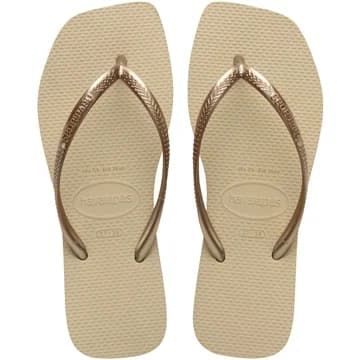 SAND HAVAIANAS SLIM SQUARE AREIA 378