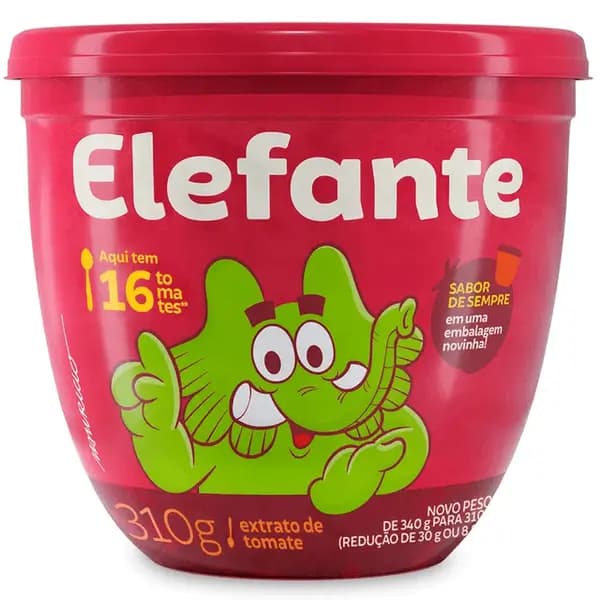 EXTRATO TOMATE ELEFANTE 310G