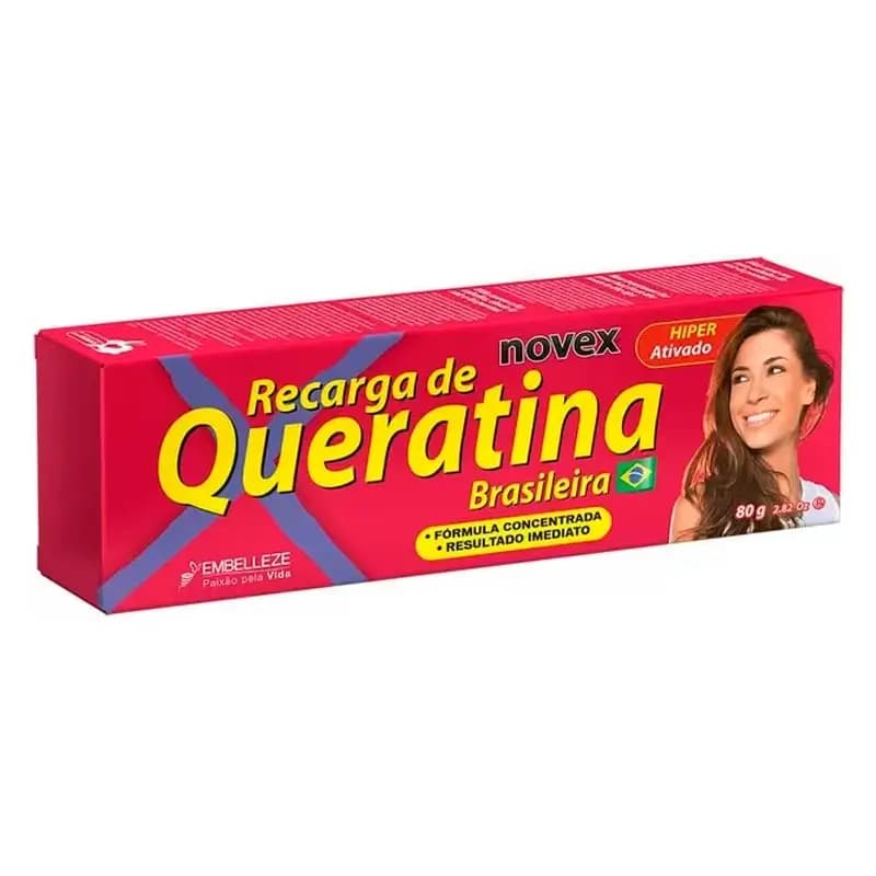 RECARGA DE QUERATINA NOVEX 80G