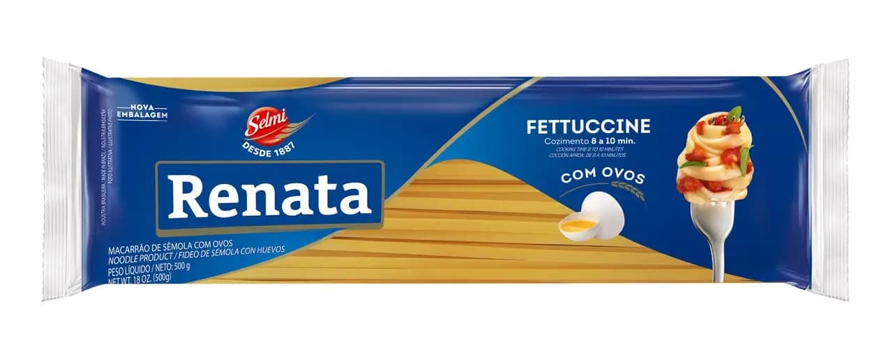 MACARRAO RENATA 500G FETTUCCINE