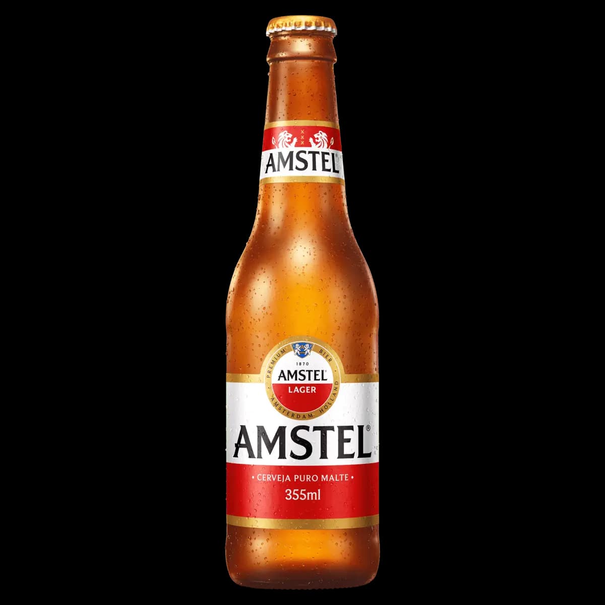CERVEJA PURO MALTE AMSTEL LN 355ML