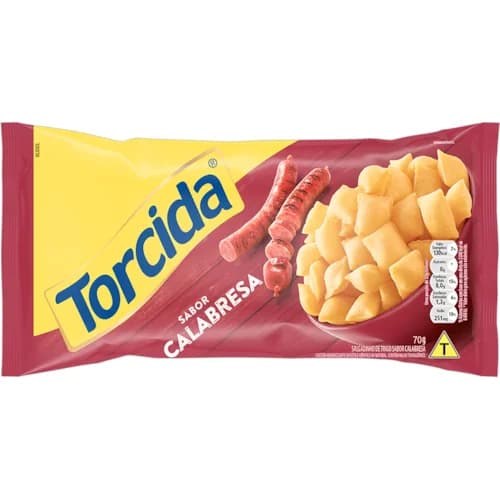 SALGADINHO TORCIDA 70G CALABRESA
