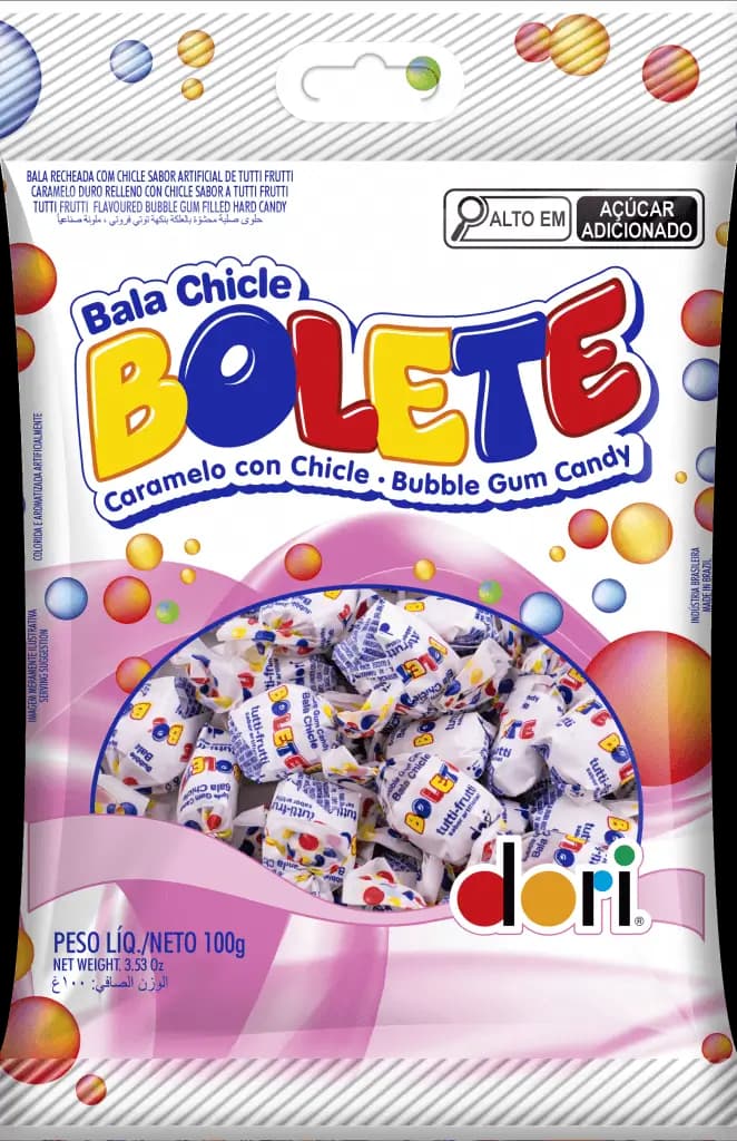 BALA DORI BOLETE 100G TUTTI FRUTTI