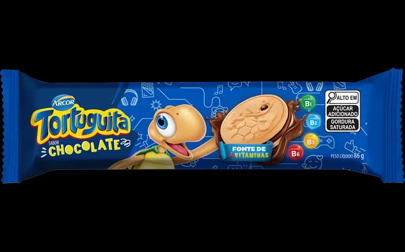 BISC RECH TORTUGUITA 86G CHOC