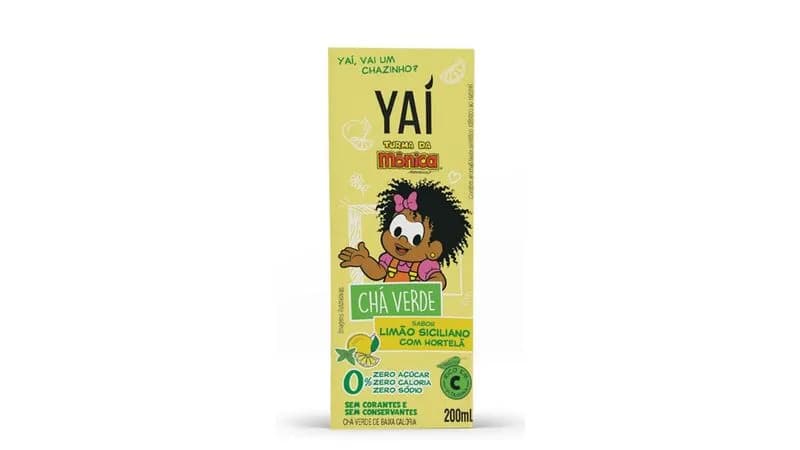 CHA VERDE YAI T MONICA 200ML LIMAO SICILIANO