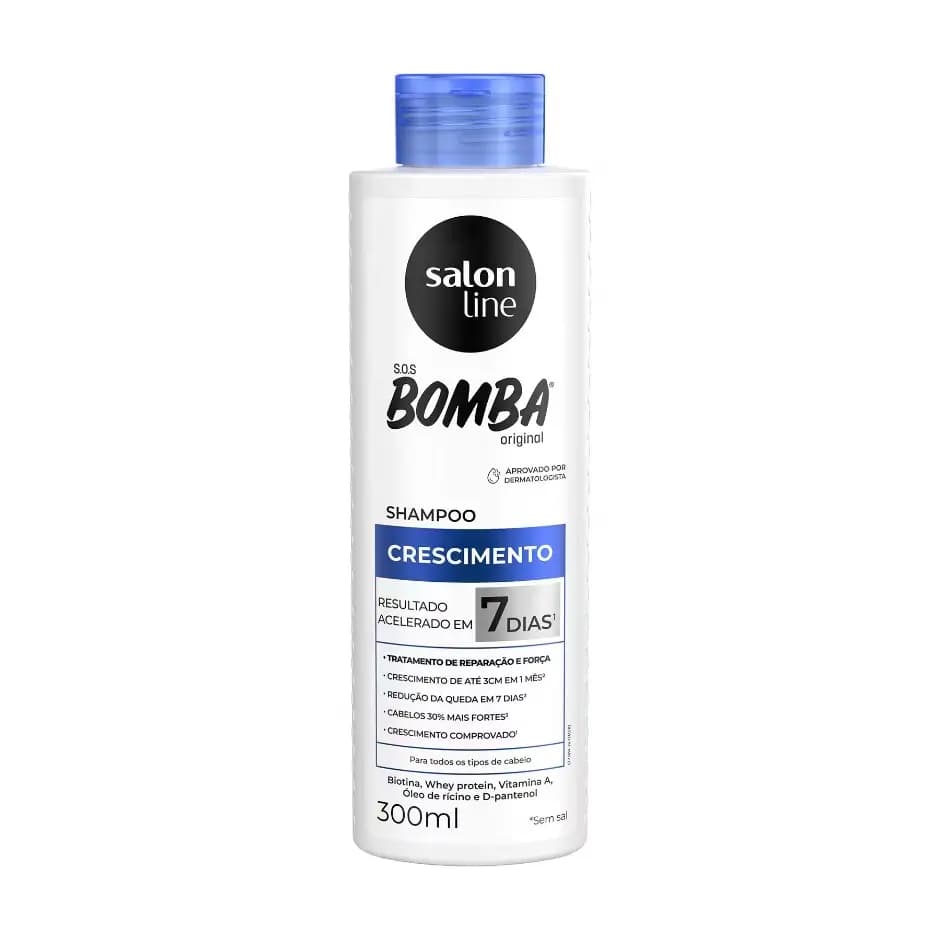 SHAMPOO SALON LINE 300ML BOMBA