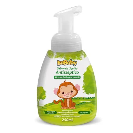 SABONETE LIQ ISABABY ANTISSEPTICO 250ML