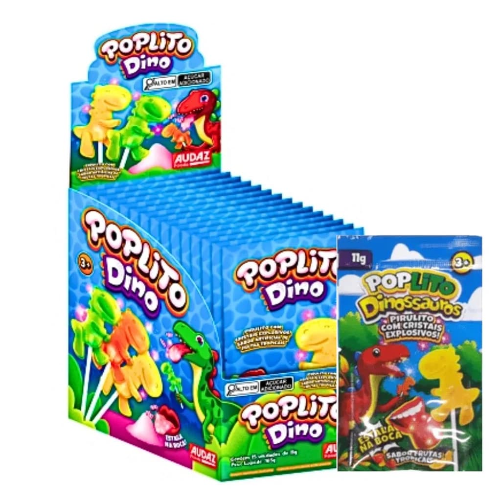 POP LITO DINO CRISTAIS EXPLOSIVOS 11G