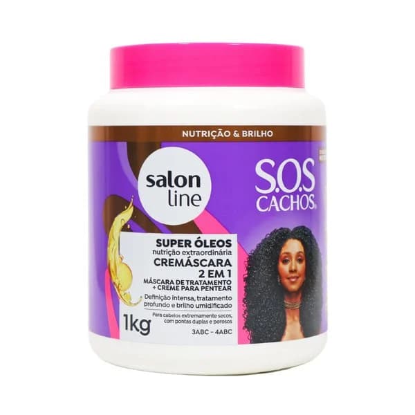 MASCARA SALON LINE 1KG CREMASCARA 2EM1