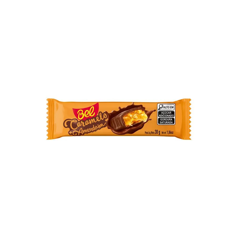 CHOCOLATE BEL 30G CARAMELOAMENDOIM