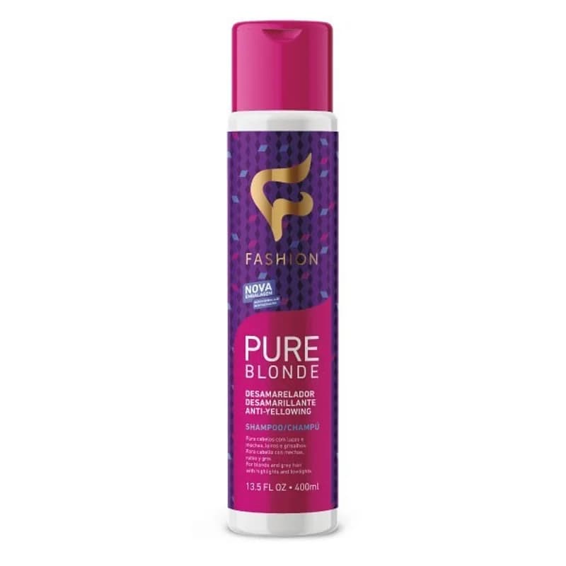 SHAMPOO FASHION 400ML PURE BLONDE