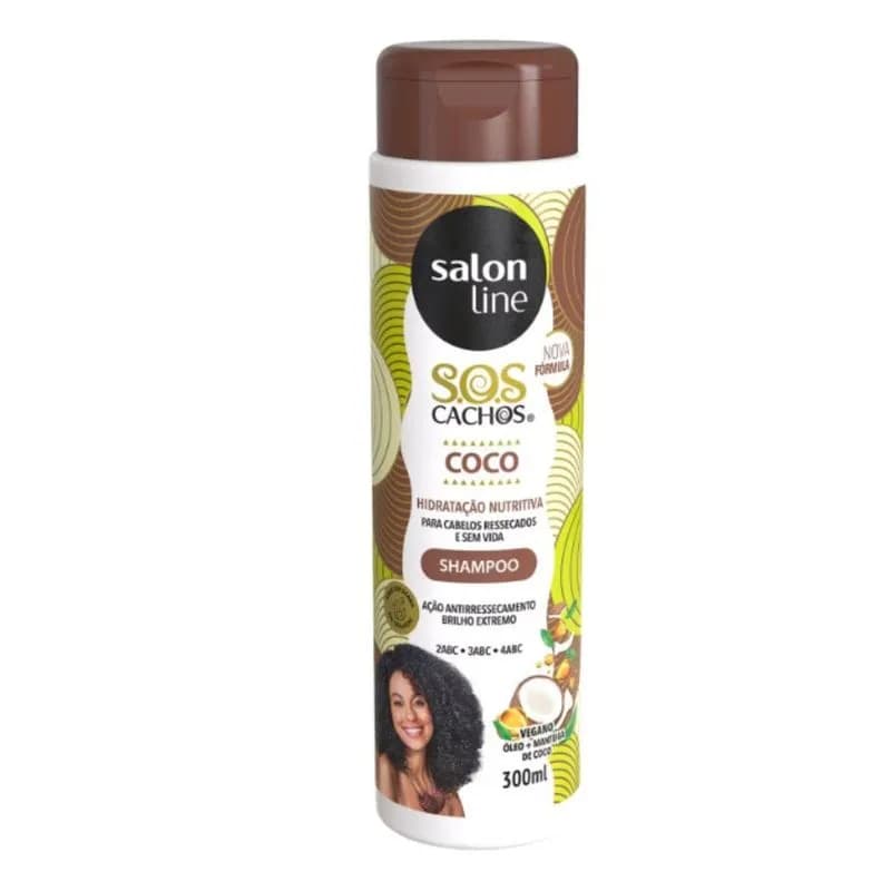SHAMPOO SALON LINE 300ML SOS CACHOS COCO