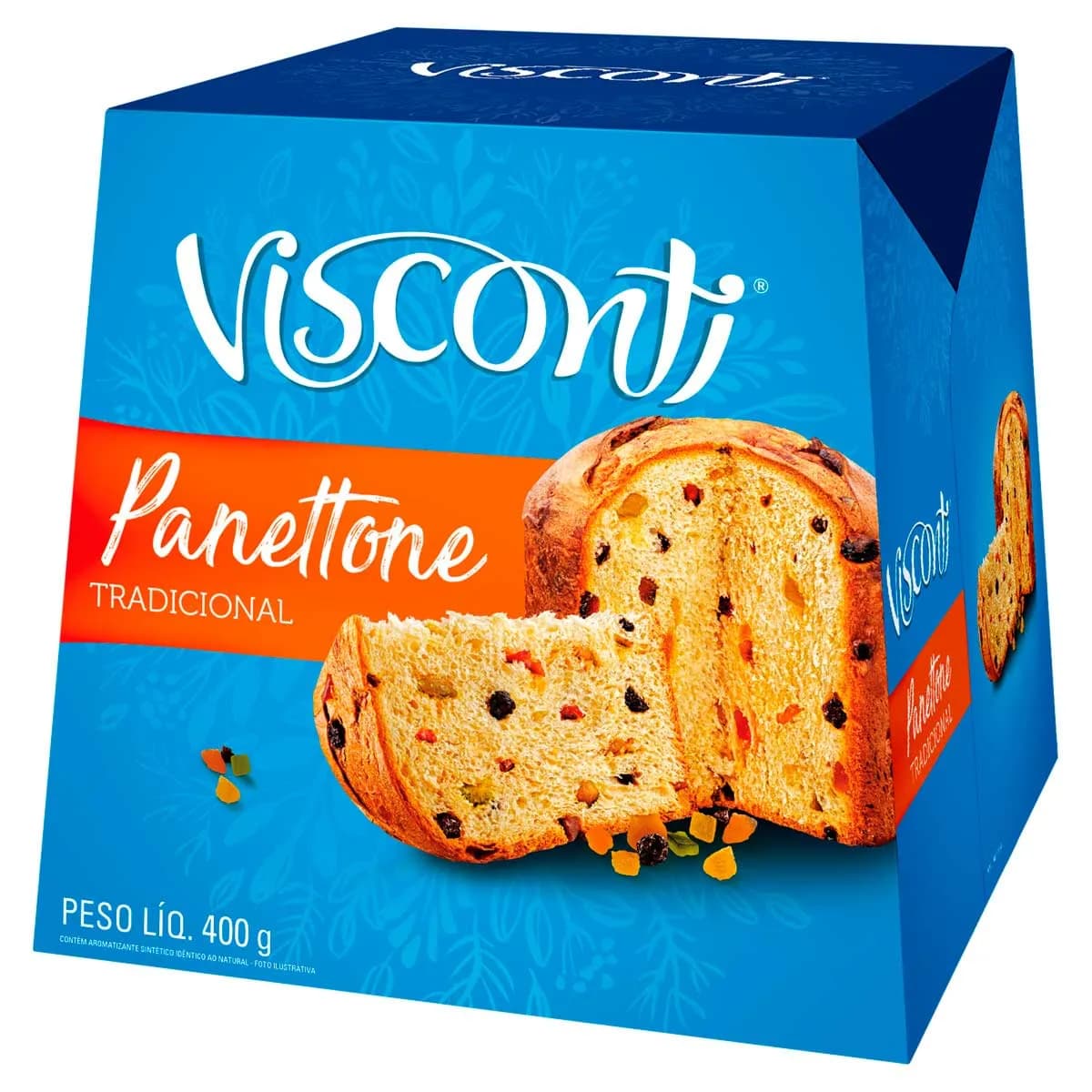PANETTONE VISCONTI 400G FRUTAS