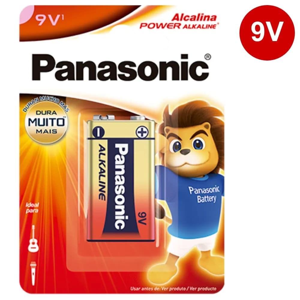 BATERIA ALCALINA PANASONIC 9V